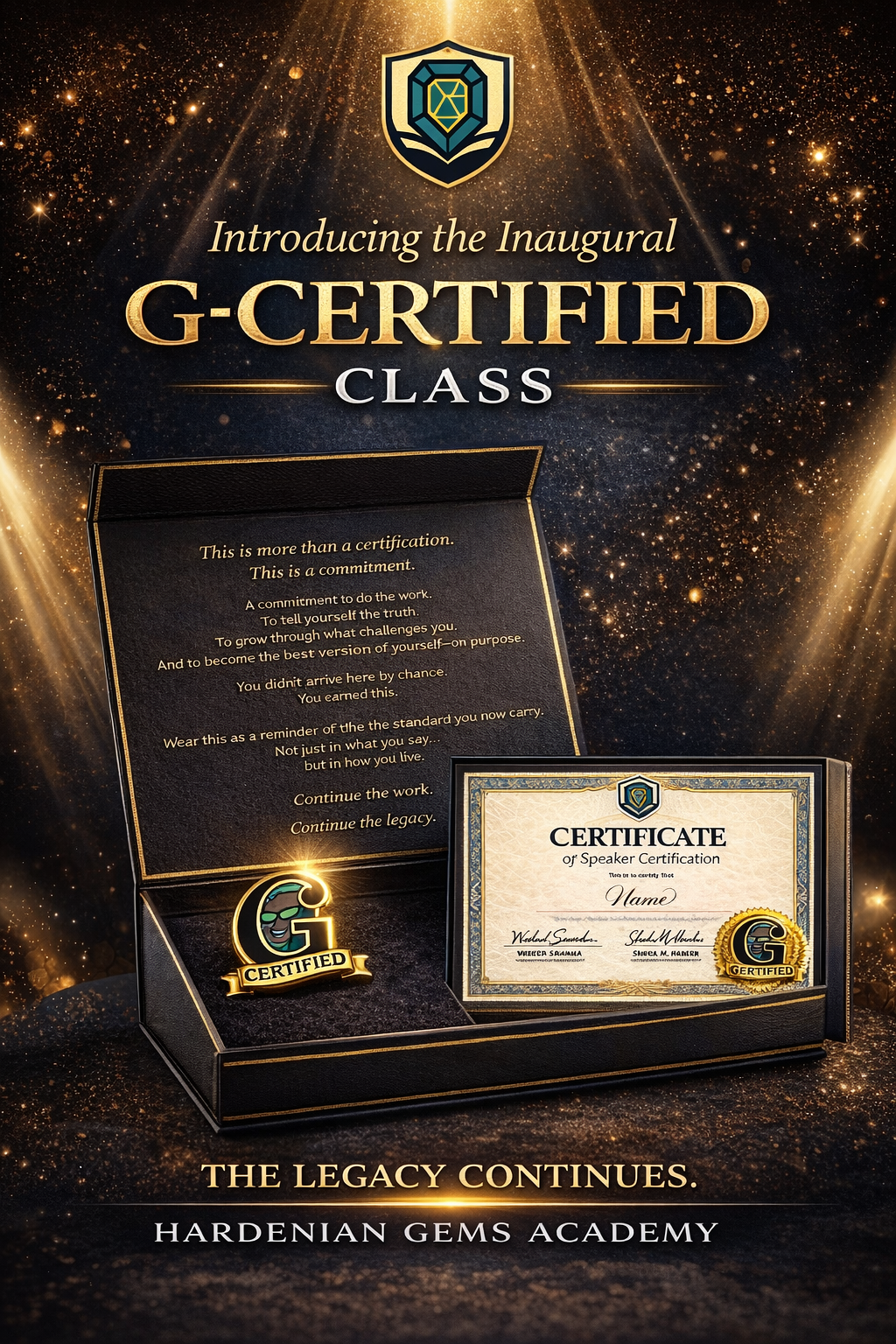 Inaugural G-Certified Class